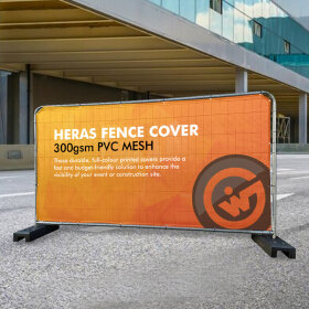 340gsm PVC Mesh Heras Fence Banners